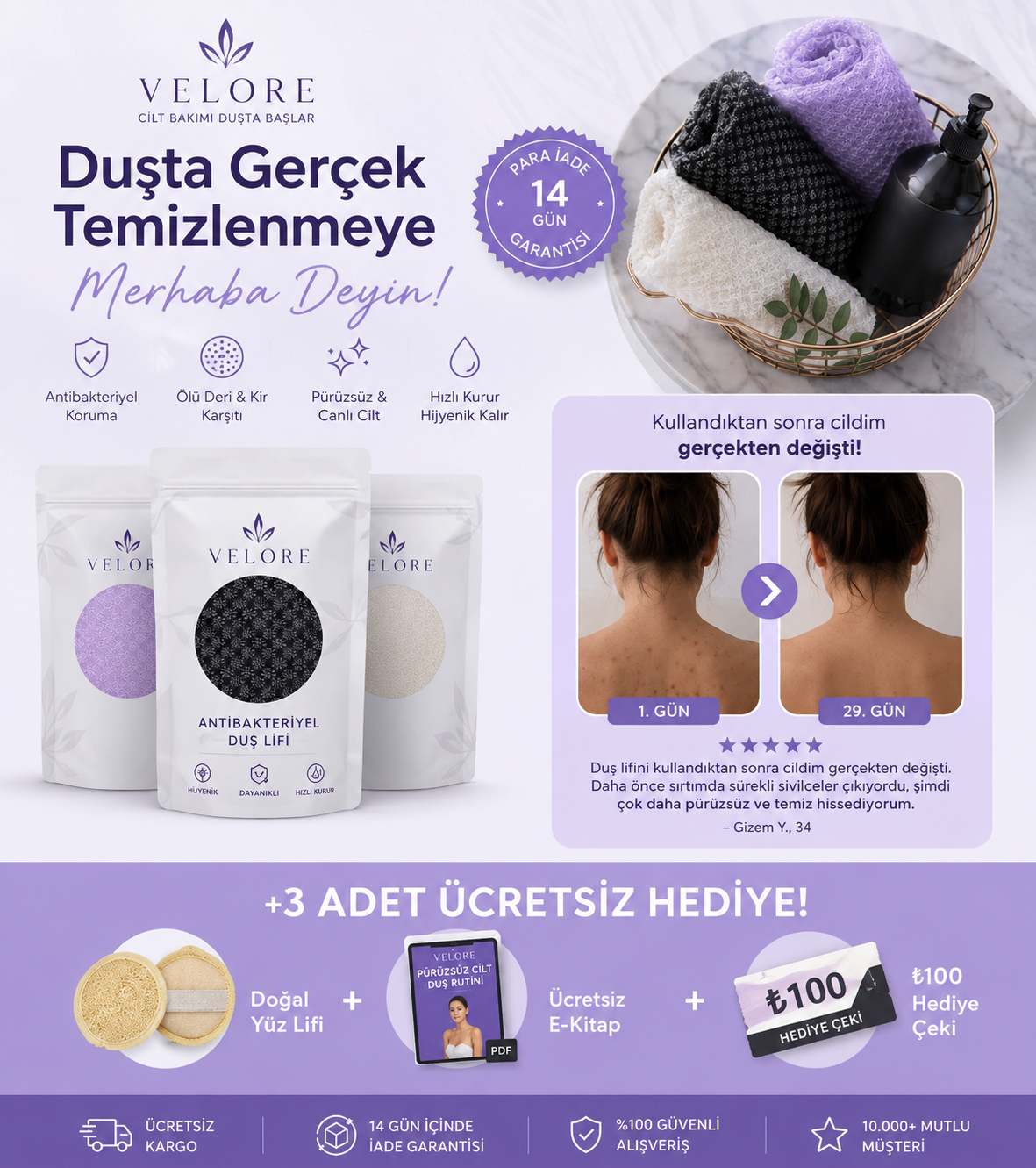 VELORE; Pürüzsüz ve Temiz Görünen Cildin Sırrı Burada !